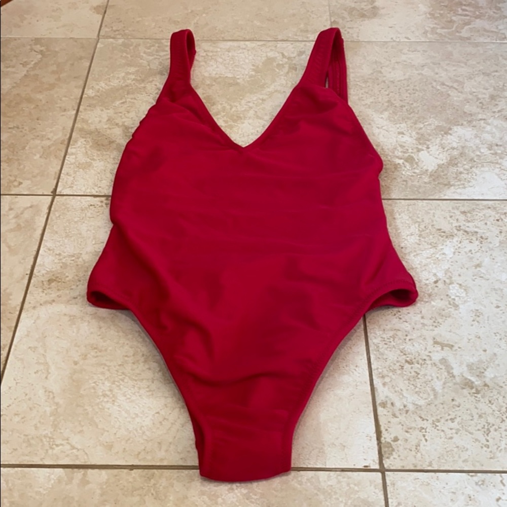 KissMax red 80’s one piece